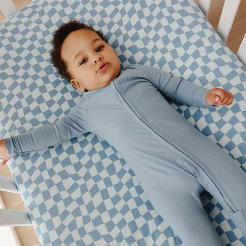 Copper Pearl Premium Knit Fitted Crib Sheet -| Miles