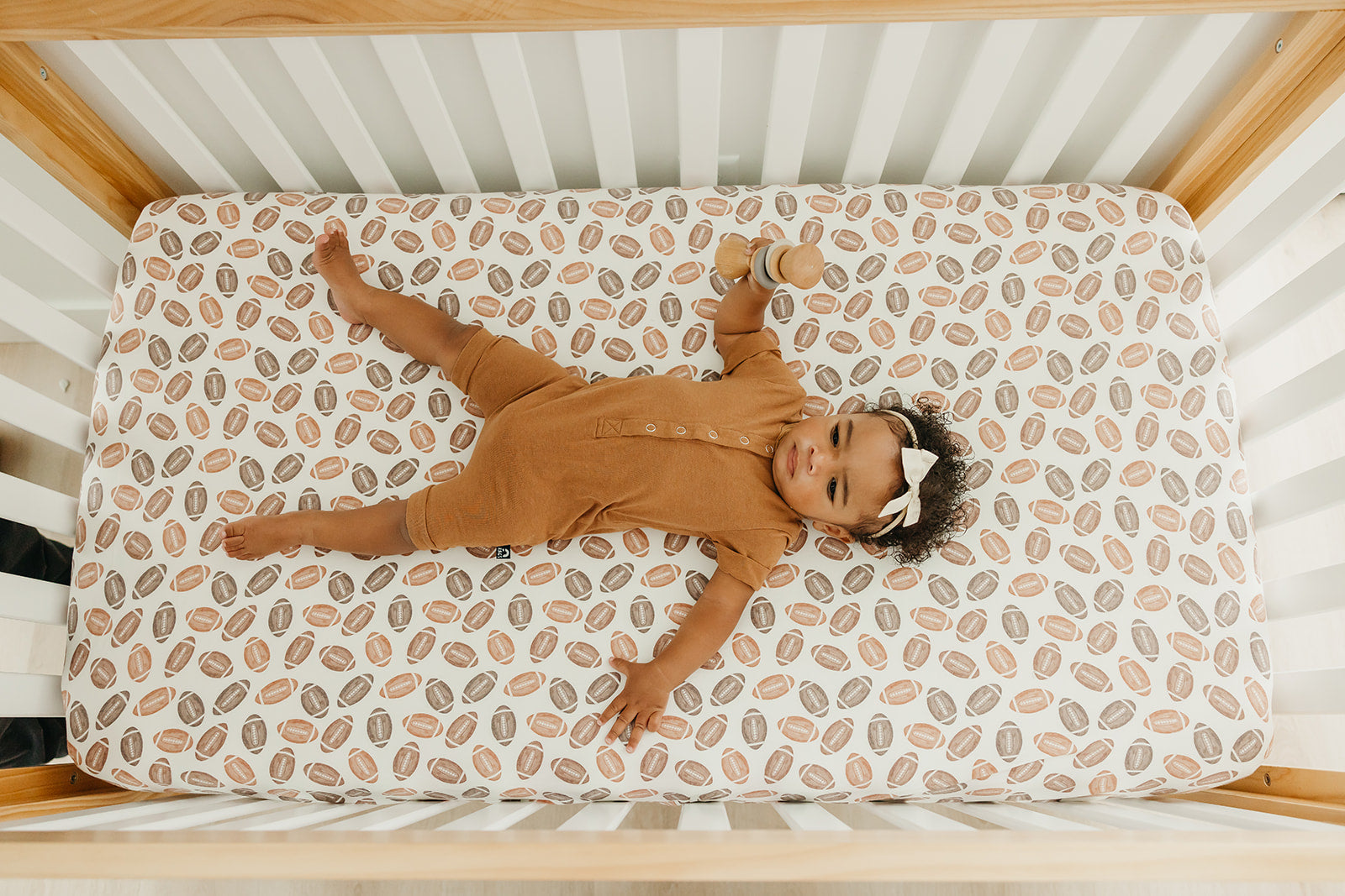 Copper Pearl Premium Knit Fitted Crib Sheet | Blitz
