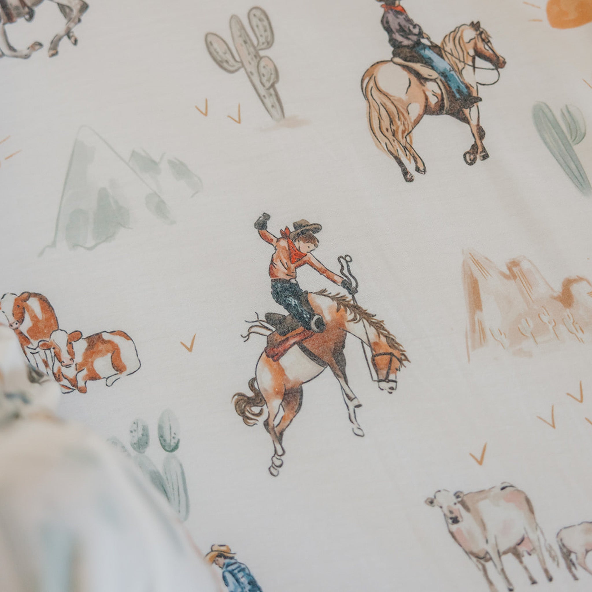 Copper Pearl Premium Knit Fitted Crib Sheet | Boone