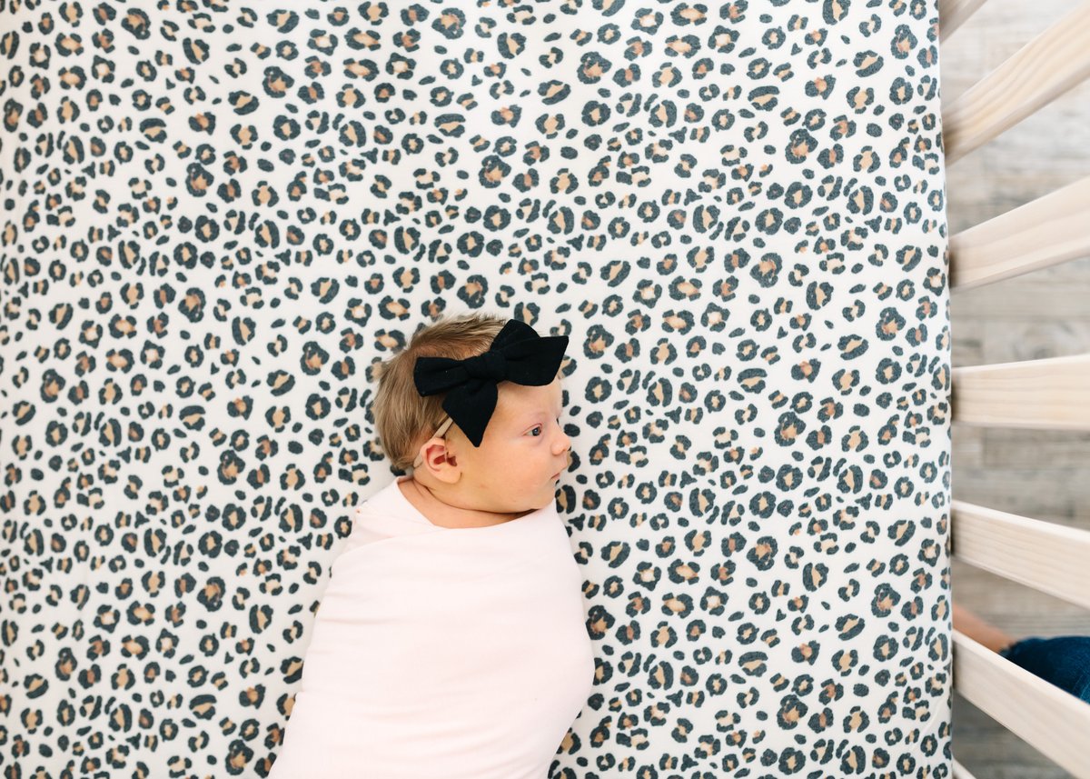 Copper Pearl Premium Knit Fitted Crib Sheet | Zara