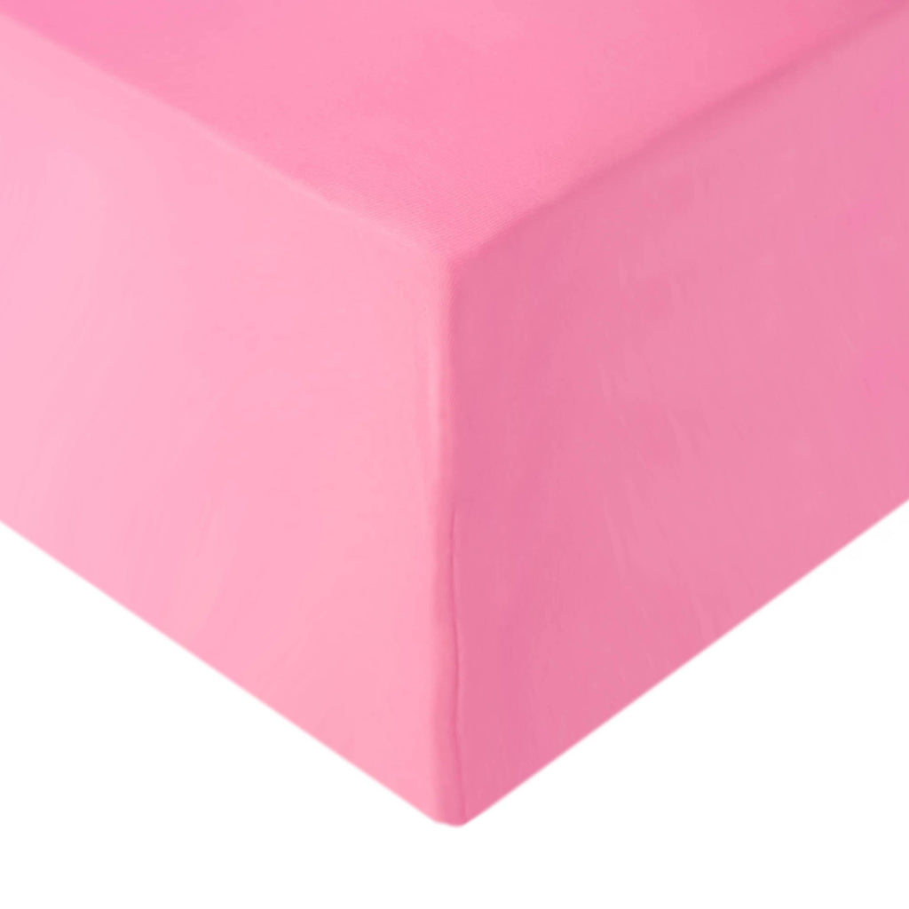 Copper Pearl Premium Knit Fitted Crib Sheet | Flamingo